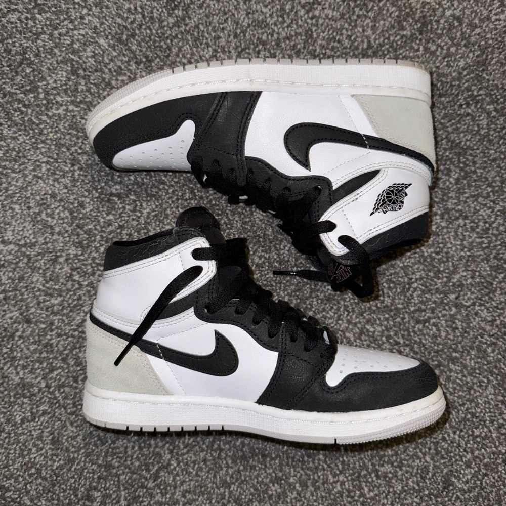 Black and White High-Top Sneakers - Air Jordan